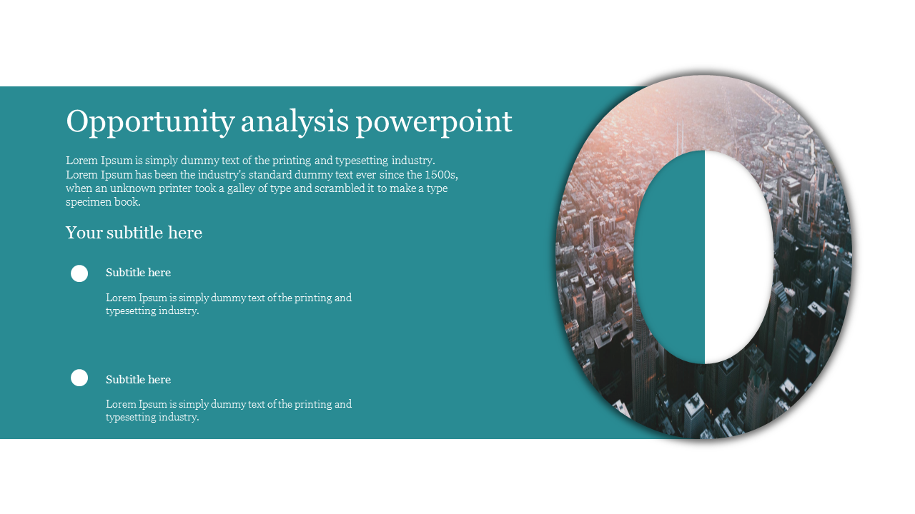 Opportunity analysis powerpoint